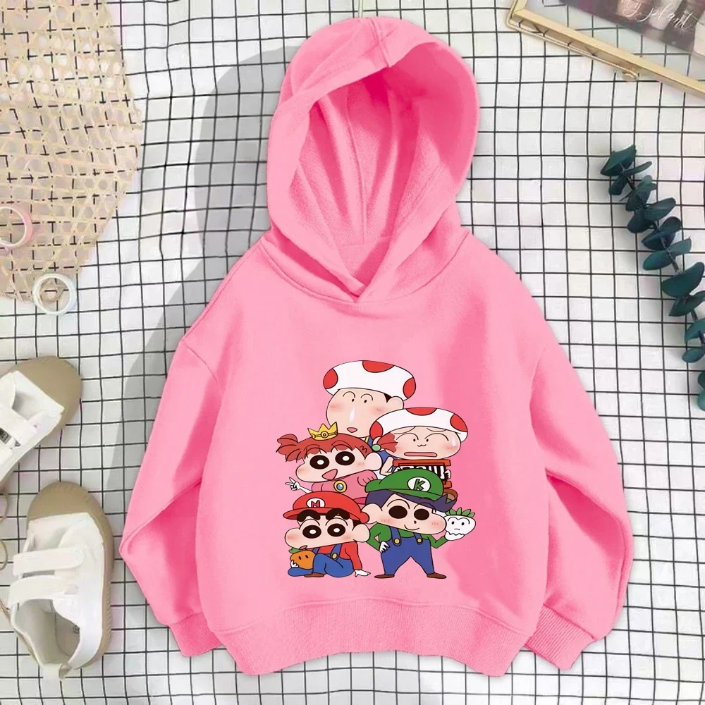 

Crayon Shin-chan Y2K Streetwear Hoodie Kids Harajuku Print New Year Gift