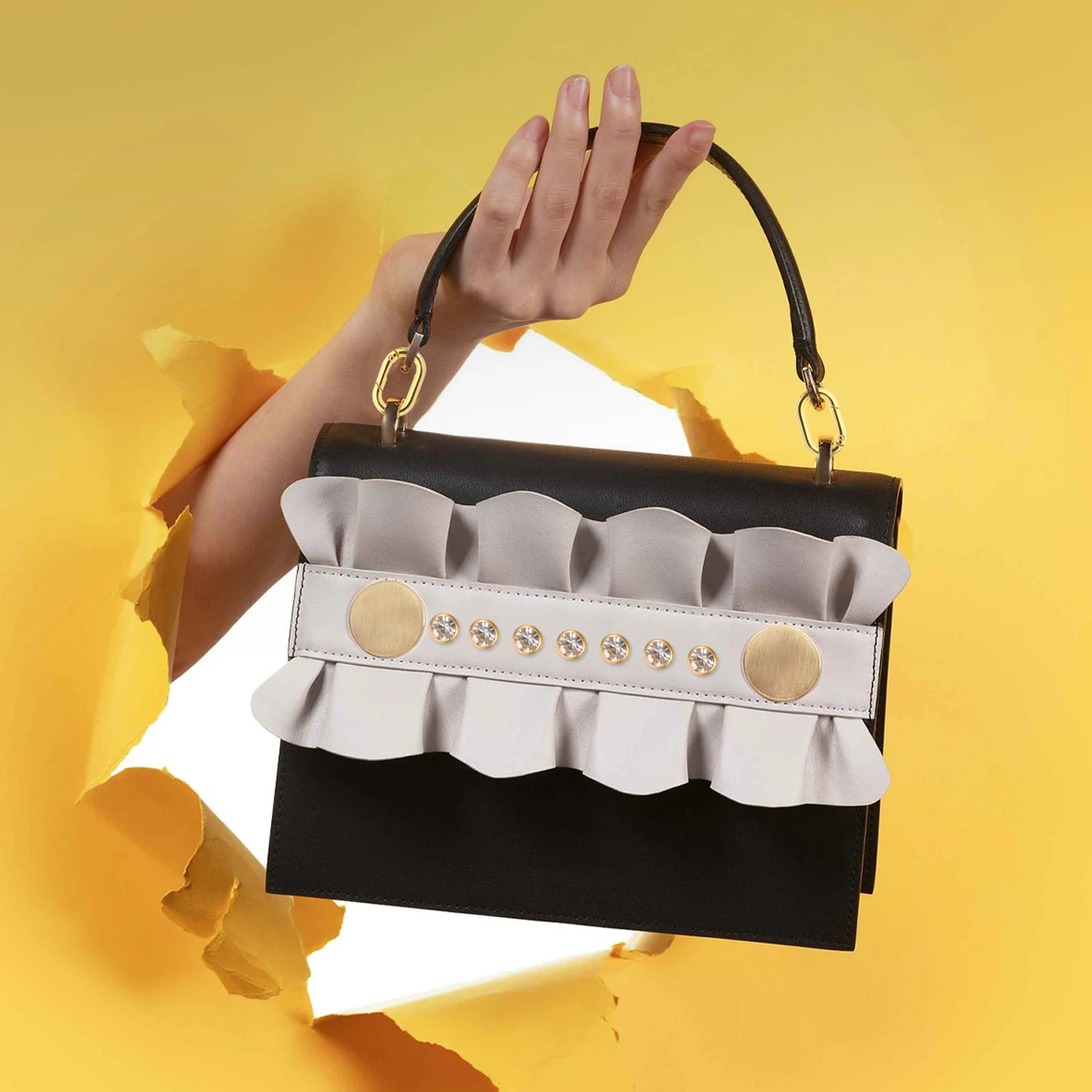 

Rose Gold Oval Carabiner Spring Buckle Keys DIY Luggage Holder Circle Clip Hook Keyring Bag Connector Jewelry Accessories