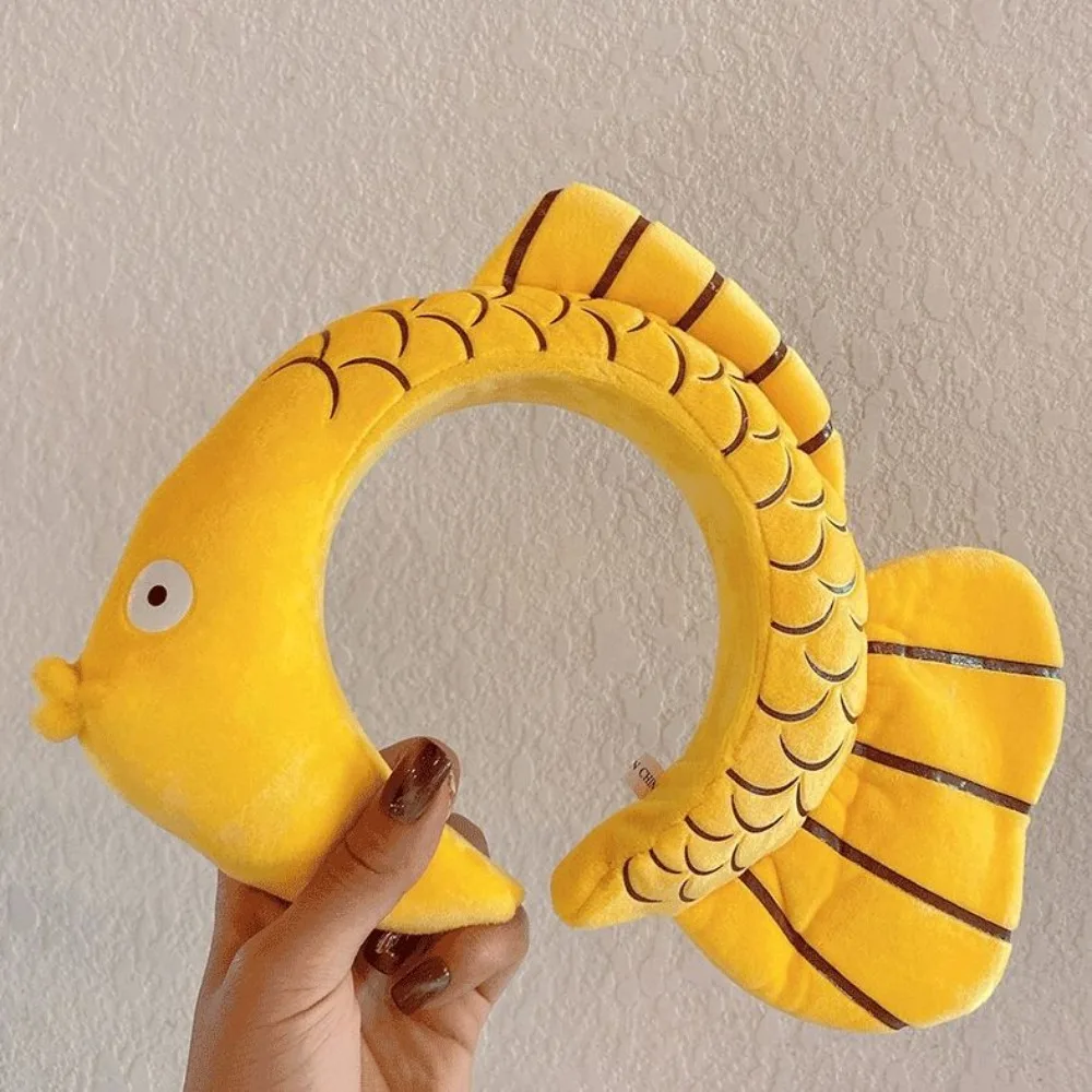 Cloth Dress Up Headband Convenient Cartoon Plush Plush Funny Headband Animal Carp Hair Hoop