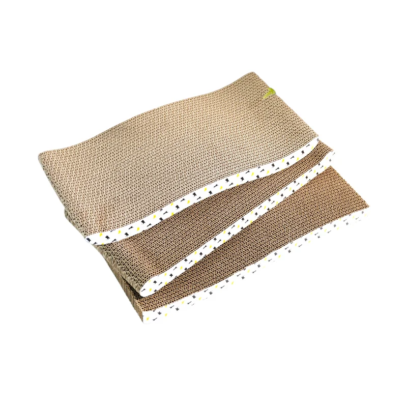 Kat Scratchers Kartonnen Kat Krabplank Duurzaam Grind Claws Golfpapier Huisdieren Bank voor Binnenkatten Kittens - afbeelding 2