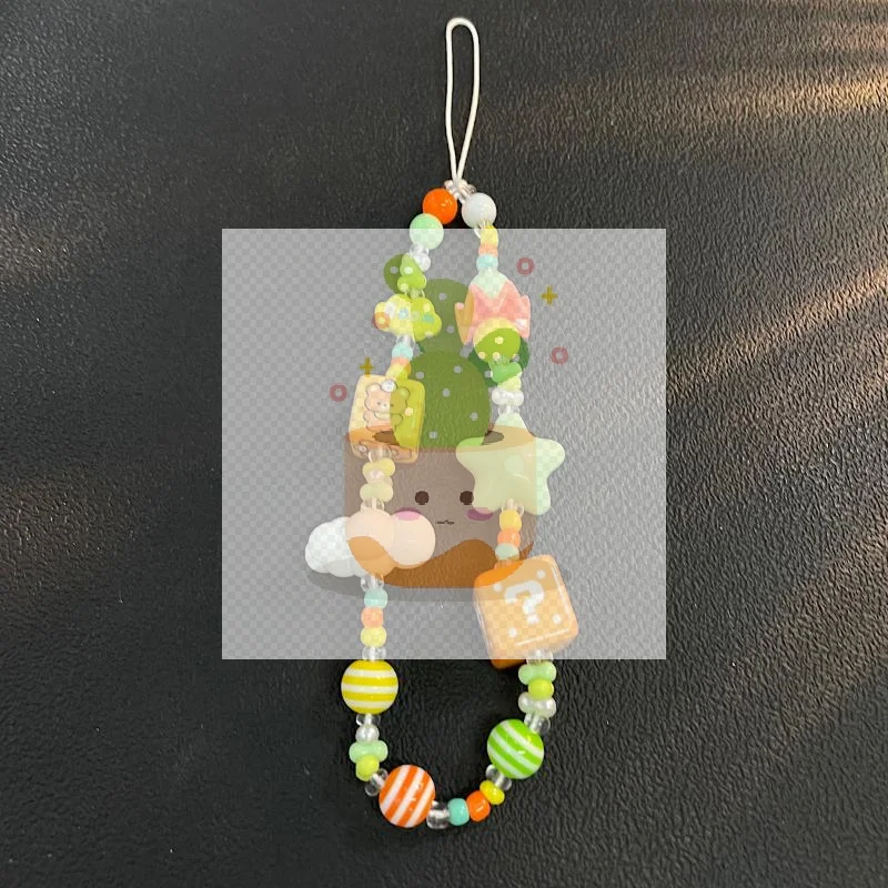 Catena versatile per telefono cellulare a colori da dessert adatta per la corda per appendere la custodia del telefono con fotocamera CCD