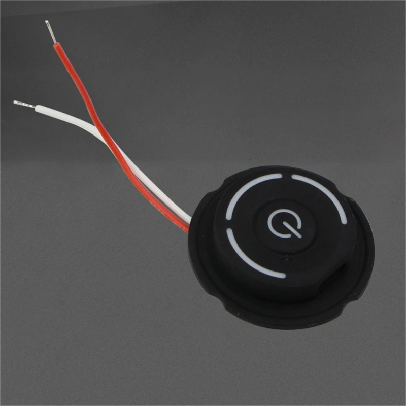 Type-c Silicone Push Button Momentary Easy to Install Temperature Control Waterproof Heated Cushion