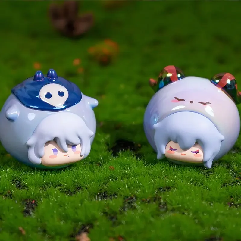 Genshin Impact Blind Box Furina Mini Anime Figure Game Surprise Box Q Version Kamisato Figures Pvc