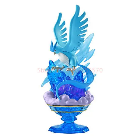 Genuine Re-Ment Pokemon Figures Diamond Ice Crystal Series Eevee Blind Box Miniature Scene Toy Ornament Collection Birthday Gift