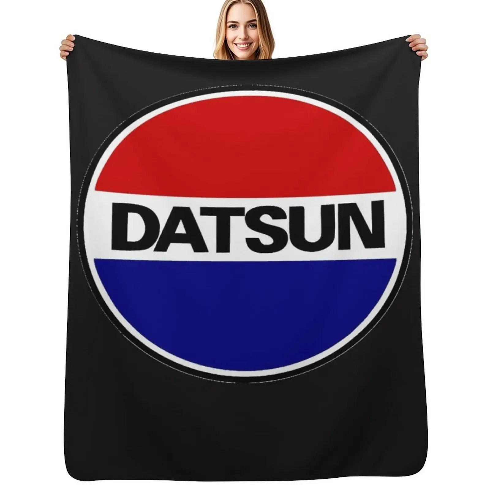 

BEST SELLER Datsun Logo Merchandise Throw Blanket Soft Big Summer Plaid on the sofa Blanket