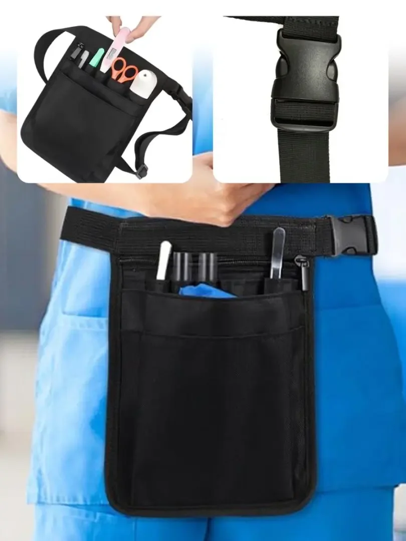 Поясная сумка для медсестры, большая вместительная сумка для хранения медицинских принадлежностей, универсальная сумка с несколькими карманами на молнии, рабочие сумки серии Jungle Tiger