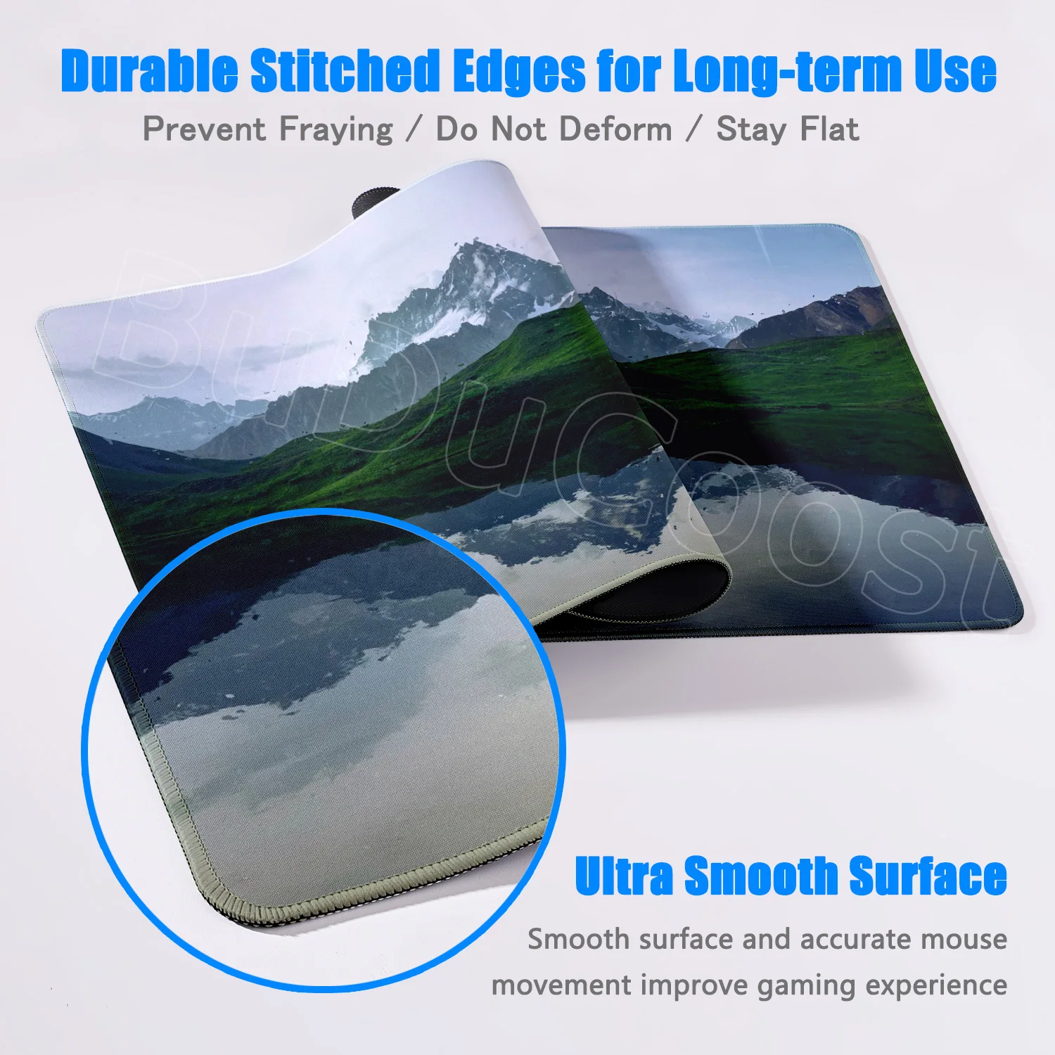 マウスパッド 大型 ゲーミング 自然風景 XXL マウスパッド コンピューター用 ラバーベース ホームオフィス マウスパッド デスクマット ゲーマー アクセサリー