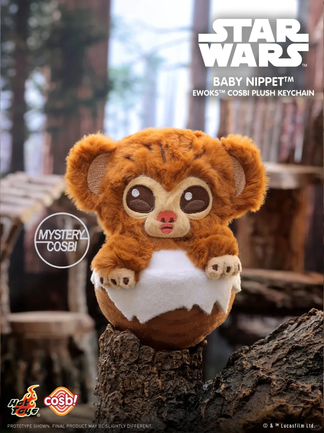 Genuine Hot Toys Cosbi Star Wars Ewoks Keychain Blind Box Series 2