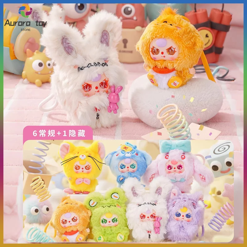 

New Kawaii Baby three Blind Box Mini Plush Hanging Series Mystery Box Kawaii Doll Pendant Ornament Collection Toy Birthday Gift