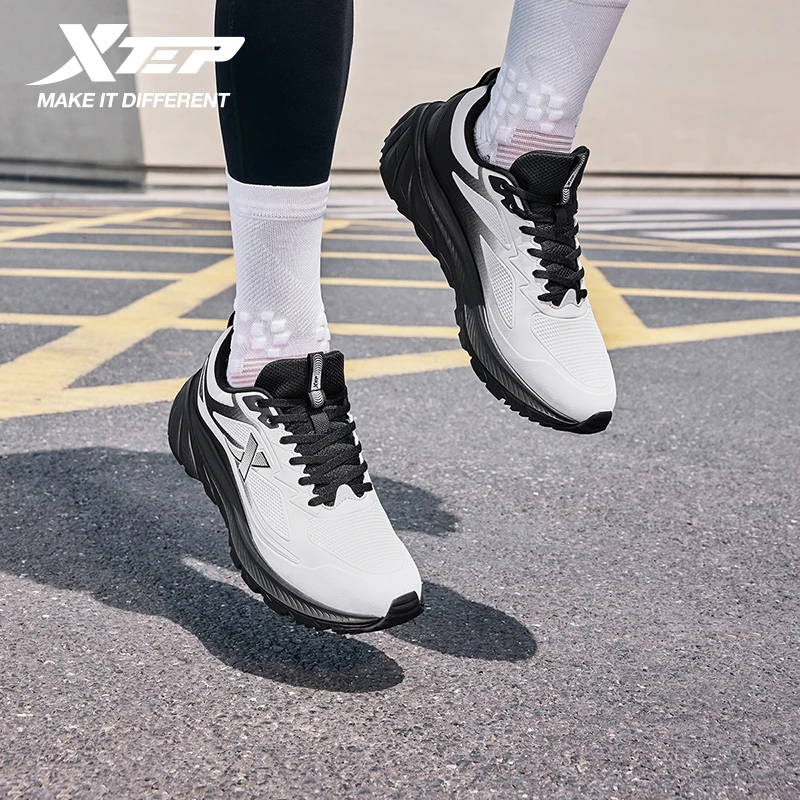 Xtep Running Shoe For Men QingYue Cotton Waterproof Shock Absorption Wear-Resistant Durability Lightweight Sneakers 875419110002