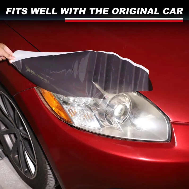 

metyoucar For Mitsubishi Eclipse 2006-2011 TPU Black Car Front Headlights Turn signal Decorative Film Sticker Car Accessories