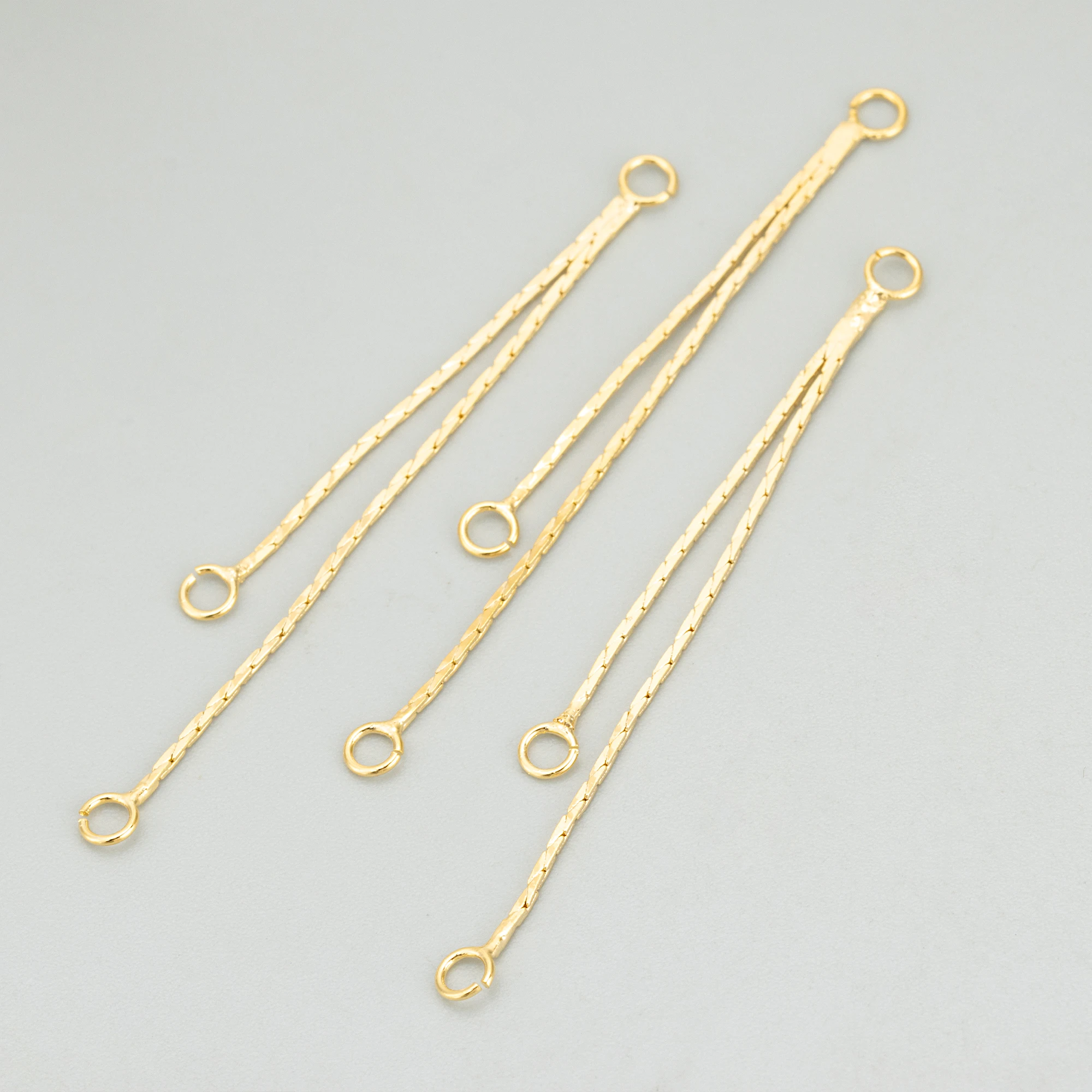 GUFEATHER ME66,jewelry accessories,18k gold rhodium plated,copper,nickel free,hand made,connector,jewelry making,10pcs/lot