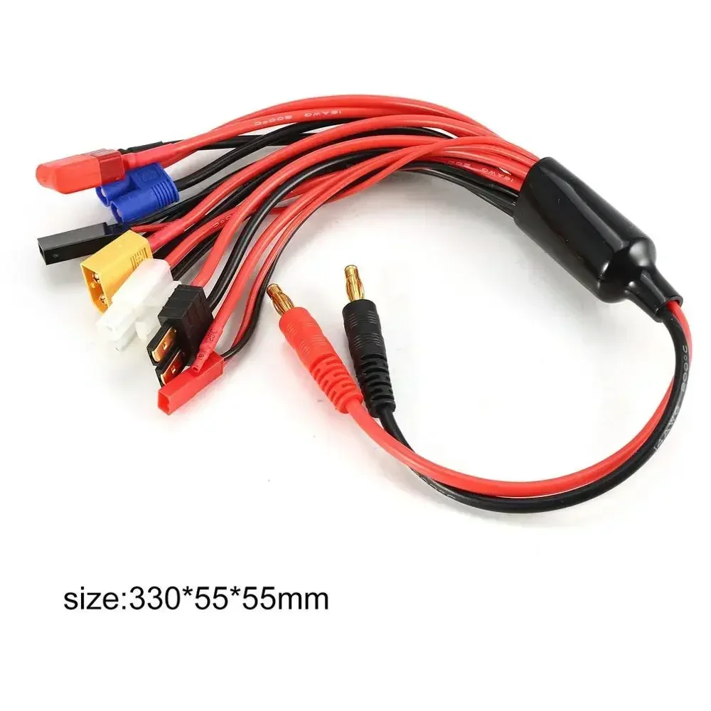 NEEBRC 8 in 1 11 in 1 Battery Charger Convert Cable Multi Lipo Adapter Line T/XT60/Tamiya Plug for RC Car Toy Parts B6 B6AC IMAX