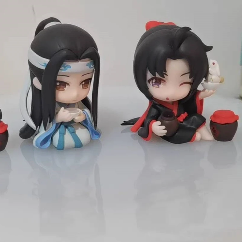 6cm Anime Figures The Untamed Grandmaster Of Demonic Cultivation Wei Wuxian Lan Wangji Mo Dao Zu Shi Chinese Action Doll Model