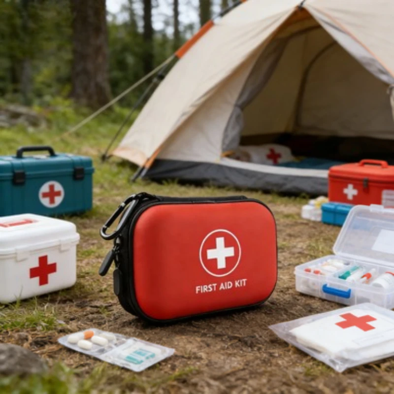 

Waterproof PU Empty First Aid Bag Multi-Scene Portable Outdoor Travel Car Home Camping Emergency Survival Small Medical Box