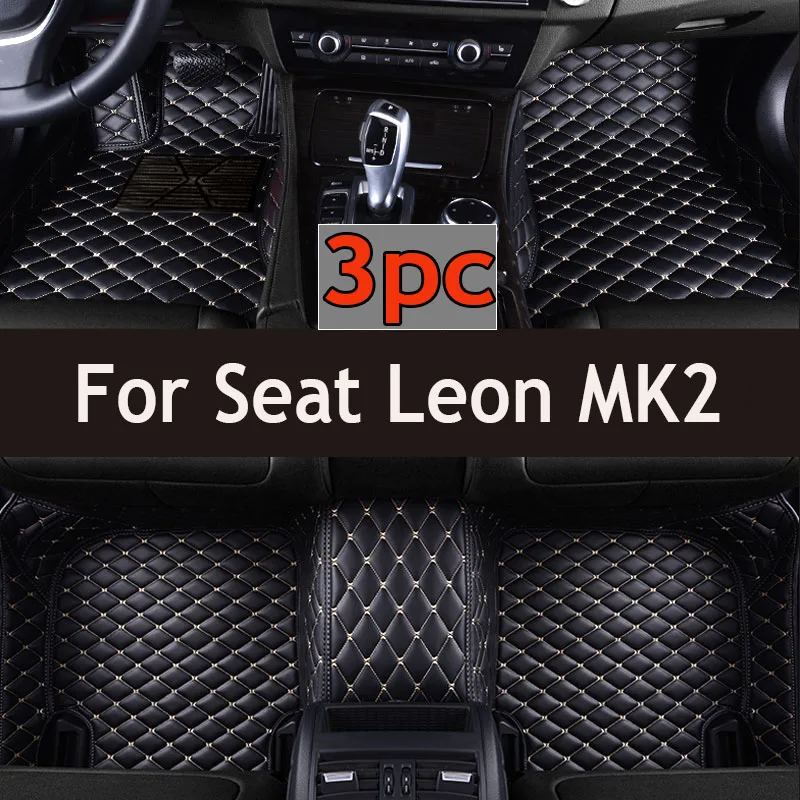 

«На заказ автомобильные коврики для Seat Leon MK2 2006 2007 2008 2009 2010 авто роскошные кожаные мужские и женские автомобильные коврики с полным покрытием