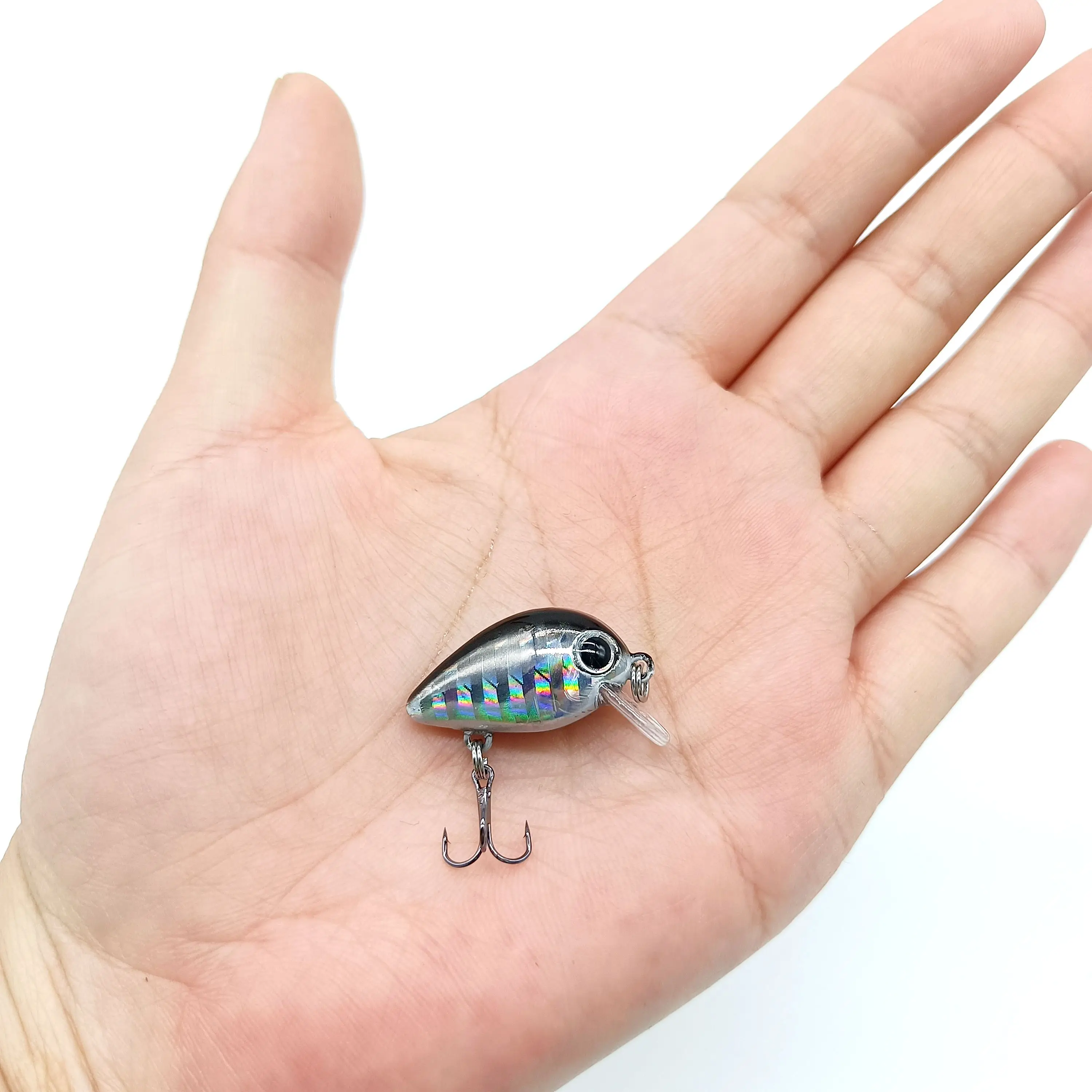 DUODUOYU 1PCS  Mini Fish Fishing Lures 1.9g/25mm Sinking 0.2-1.5m Long Casting Crankbaits Minnow Artificial Bait Fishing Tackle