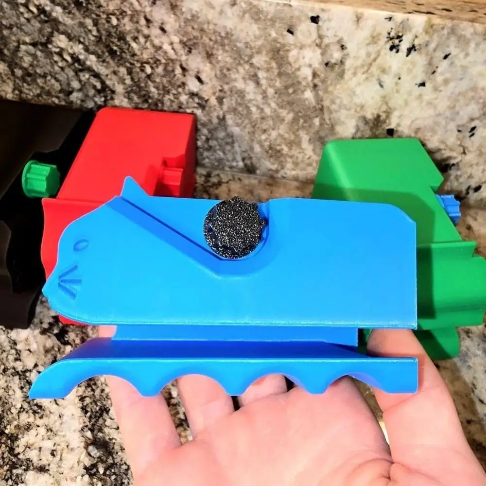 Utensili da taglio portatili Taglierina per cartone per grattaschi per gatti Taglierina per cartoncino portatile creativa stampata in 3D carina