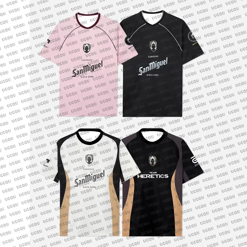 

Трикотажные изделия Team Heretics Esports Club 2025 League Of Legends LEC Valorant Pro League, униформа, женские спортивные футболки Y2K