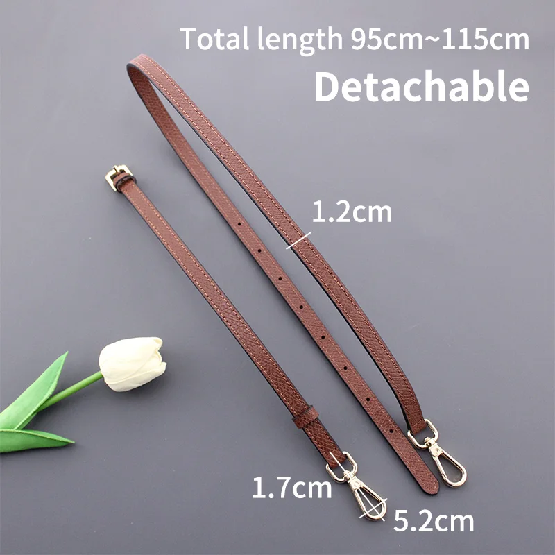 TINBERON Leather Luxury Bag Strap Adjustable Shoulder Strap Mini dumpling bag DIY Replacement Shoulder Strap Handbag Accessories