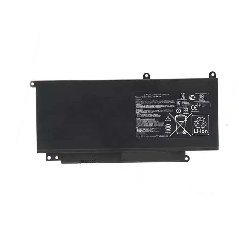 C32-N750 ノートパソコンのバッテリー ASUS N750 N750J N750JV N750JK N750Y47JK-SL N750Y47JV-SL 11.1V 69Wh 6260mAh 交換用バッテリー