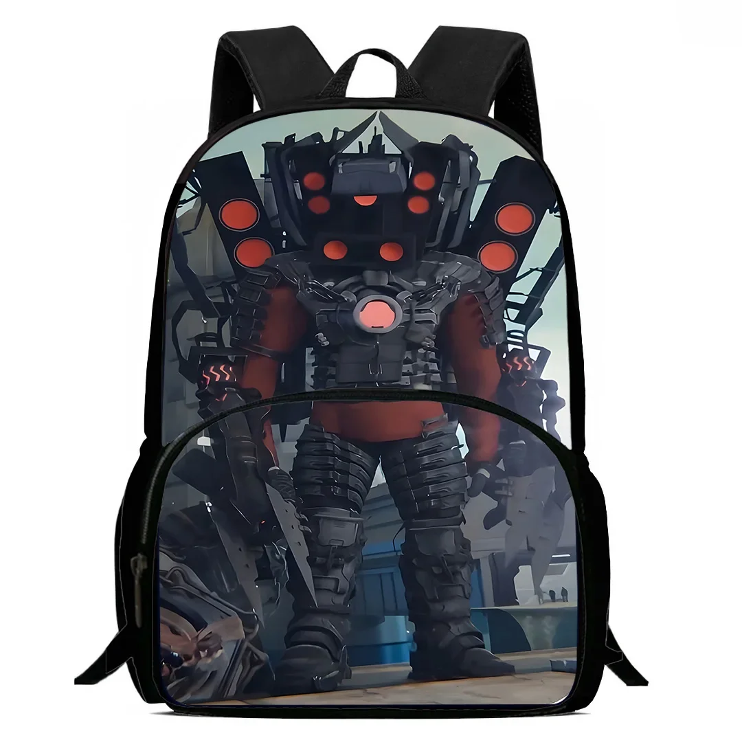 Ransel Anak Laki-laki dan Perempuan Hadiah Ulang Tahun Siswa Tas Sekolah Toilet Skibidi Anak Ransel Berkemah Tahan Lama Kapasitas Besar