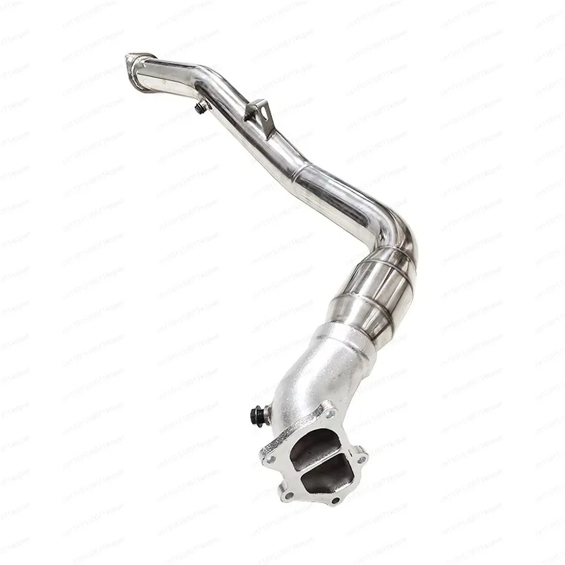 أنبوب سفلي مع محول حفاز لـ SUBA*RU IMPREZ@ WRX STI 2008-14 EJ20 EJ25 3 "أنبوب سفلي توربو HIGHFLOW CAT
