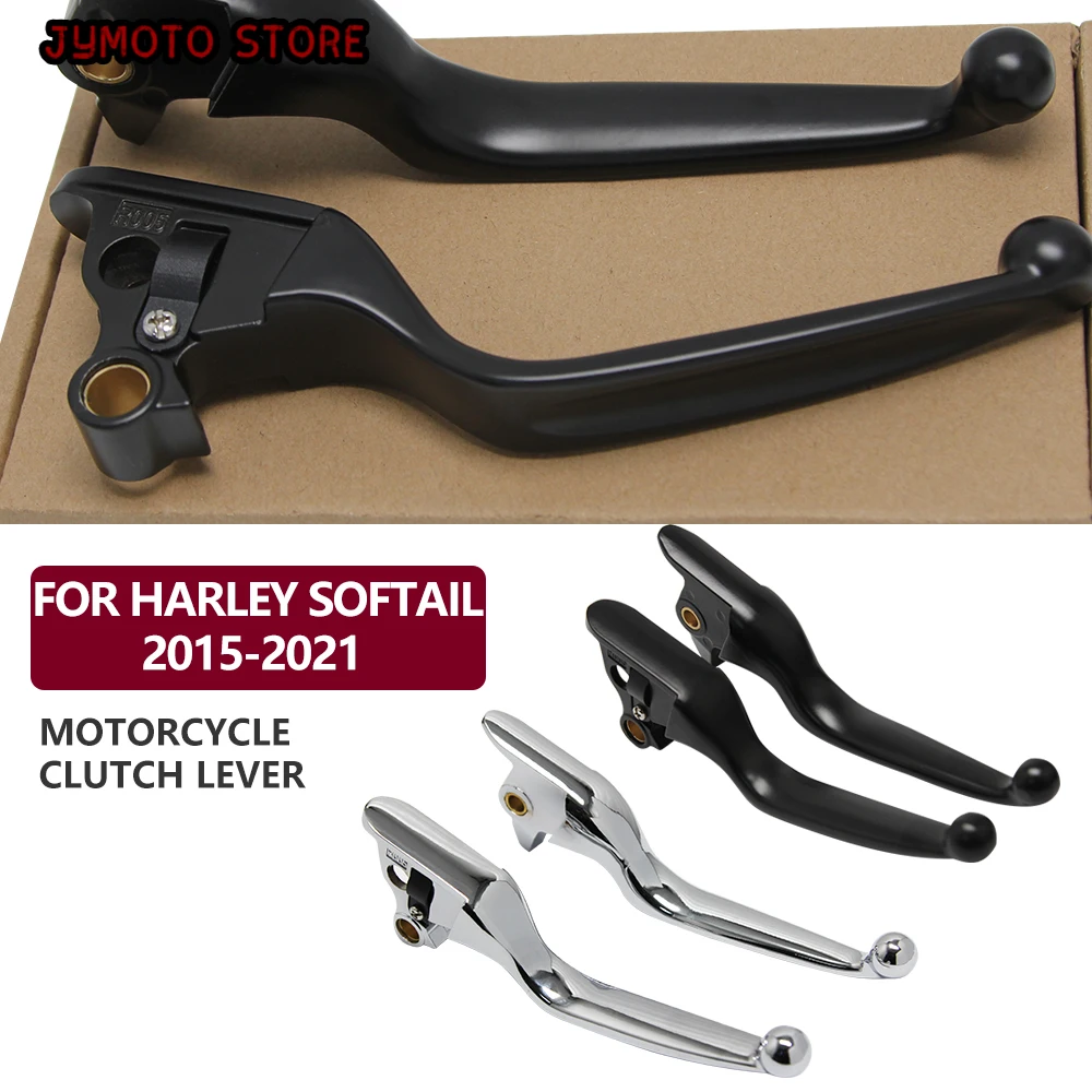 Para Harley Softail Break Out Fat Boy Deluxe Heritage Classic FLS Slim Street Bob 2015-2024 palancas de embrague de freno de motocicleta