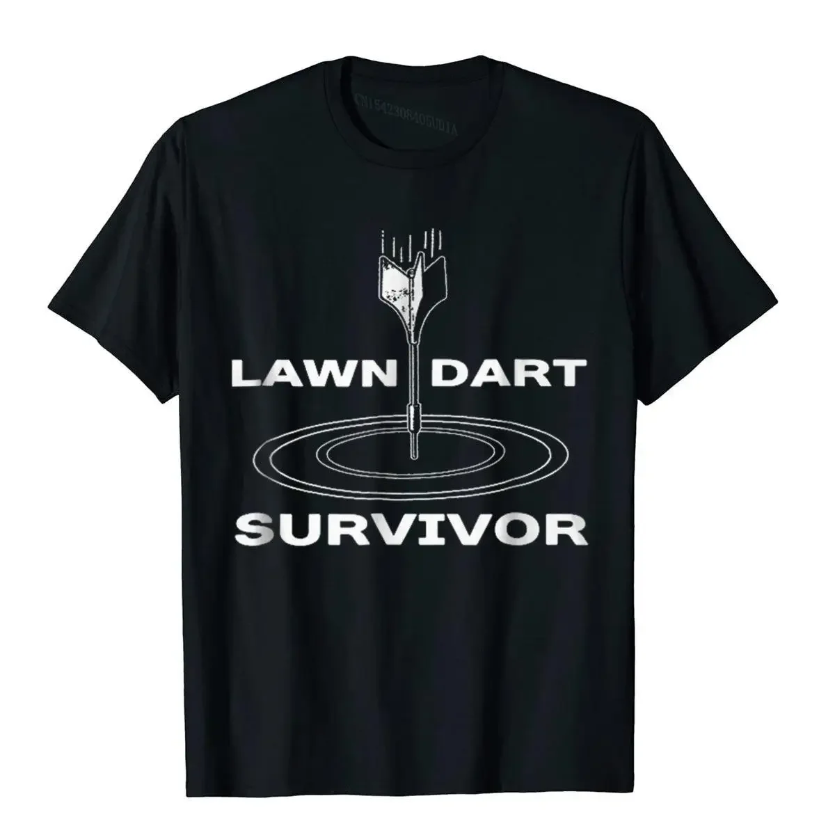 I Survived Lawn Darts T-Shirt Shirt LAWN DART SURVIVOR Fashion Men Tops Tees Hip Hop Top T-Shirts Cotton Custom