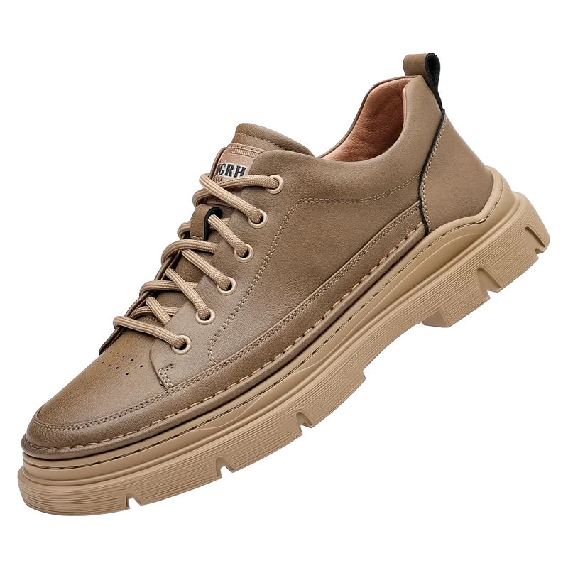 

Мужские туфли весенние новые повседневные кожаные туфли из натуральной кожи дышащие молодежные в корейском стиле спортивные универсальные модные туфли