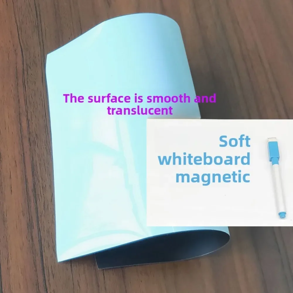 Soft Magnetic Whiteboard A4 Mobile Soft Magnetic Small Whiteboard Message Board Creative Magnetic Fridge Sticker