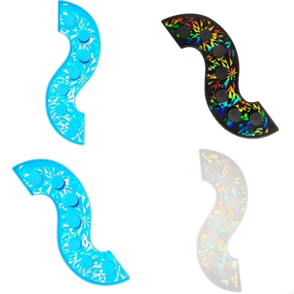 

Unique S Shaped Silicone Mold for Personalized Resin Stand Holder Crafts