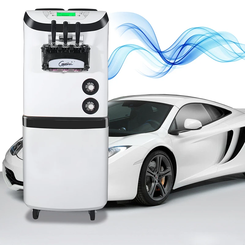 Macchina per il gelato commerciale con sistema di prerffreddamento Macchina per fare il gelato per negozi di tè al latte Macchine per gelato soft