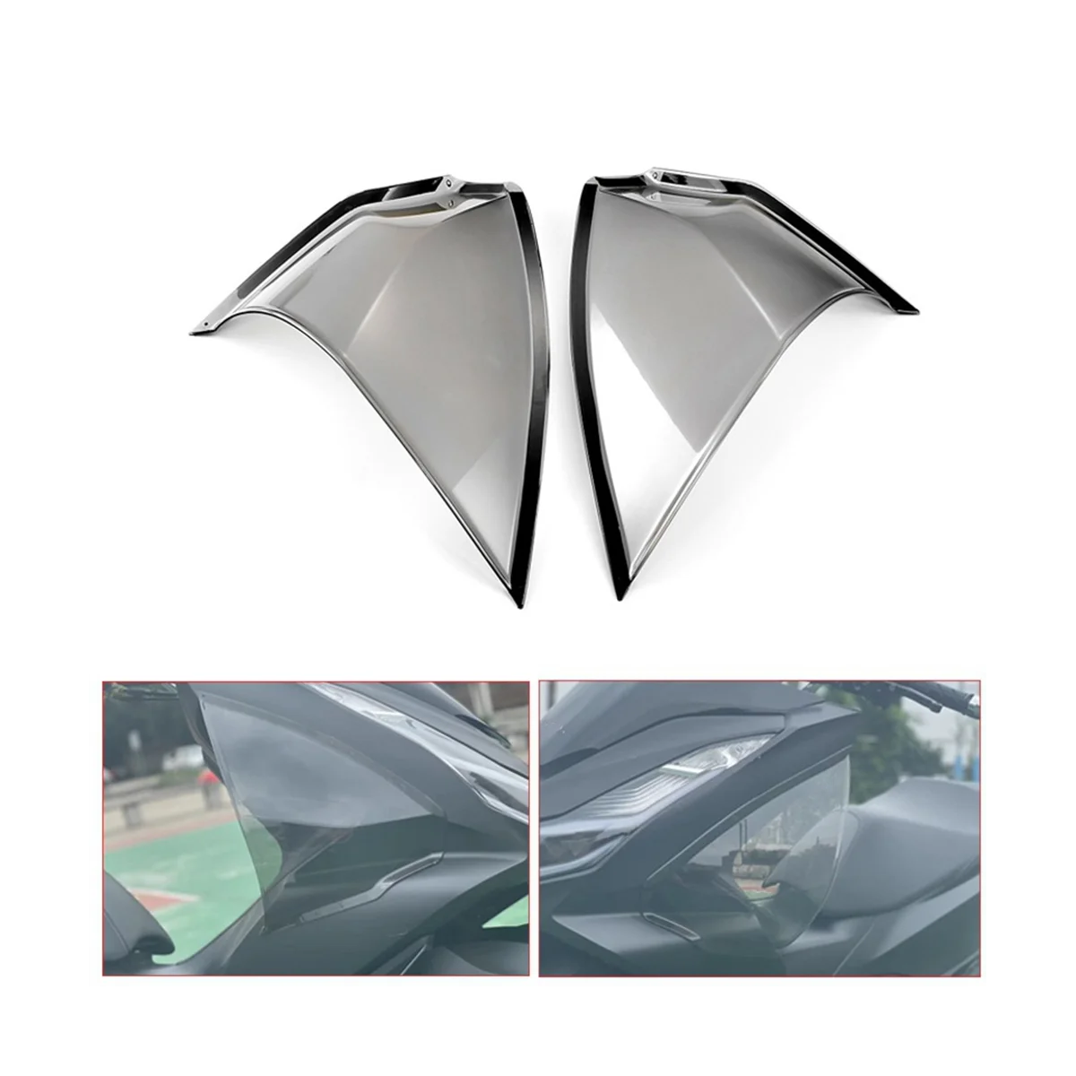 Motorcycle Front Side Leg Guard Legshield Deflectors Wind Cover for Honda Pcx160 Pcx 160 2021-2022