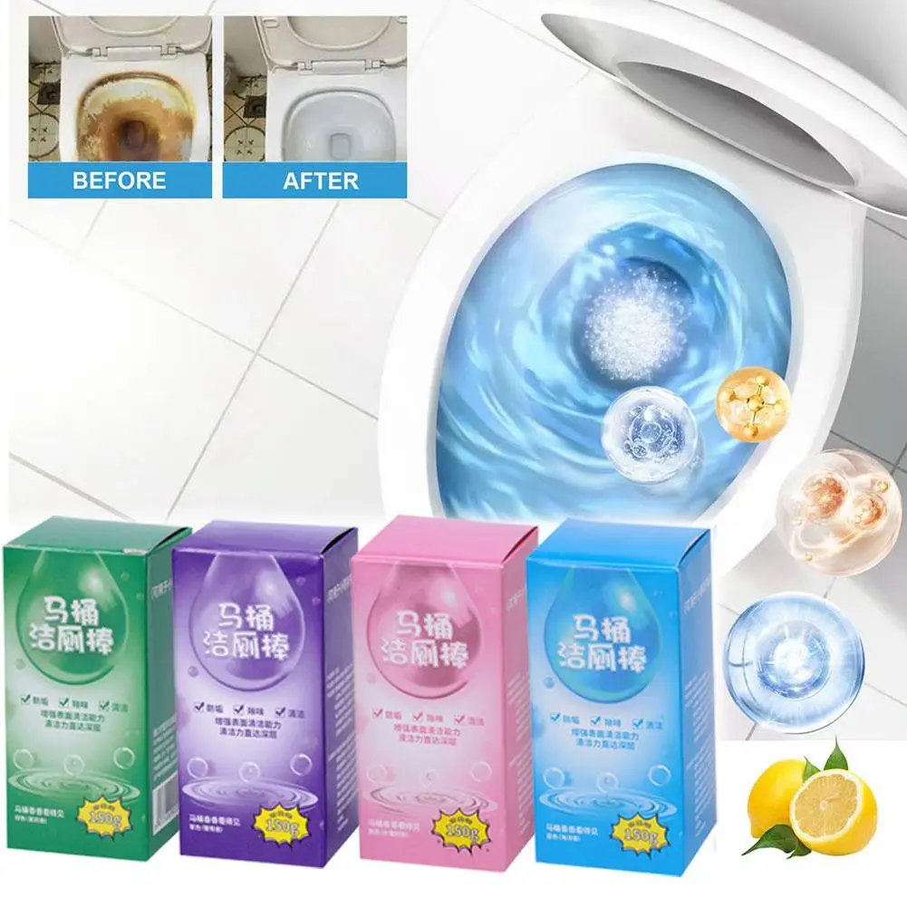 Effective Concentrated Descaling Toilet Cleaning Stick Home Essential Ingredients Toilet Toilet Cleaner Automatic Mild Clea L8R5