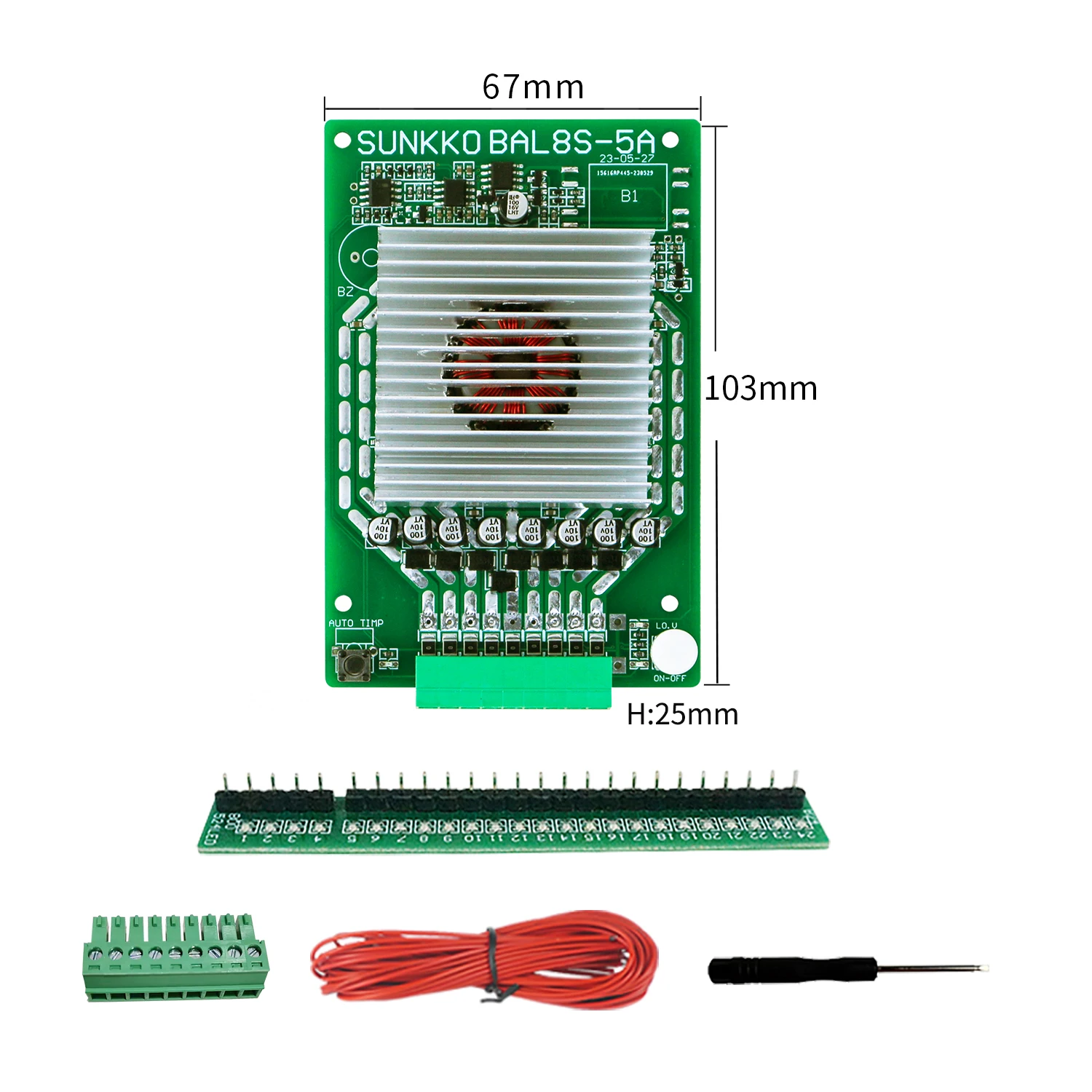 อุปกรณ์ปรับสมดุลแบตเตอรี่แบบแอคทีฟ สำหรับแบตเตอรี่ 4 ถึง 8 เส้น 5A