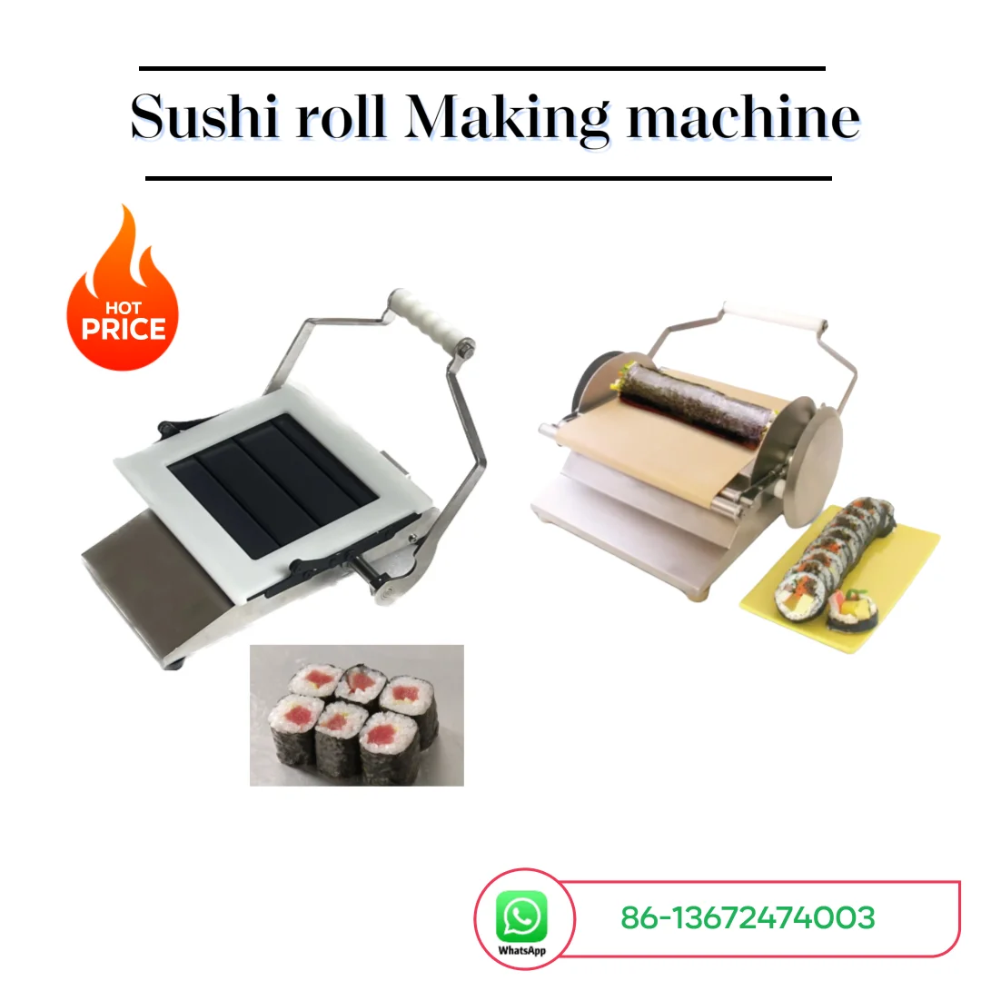 Kit Premium para hacer sushi: herramientas para rollos de carne y verduras con controlador Shou, molde para arroz de tambor, accesorios de cocina para sushi perfecto R