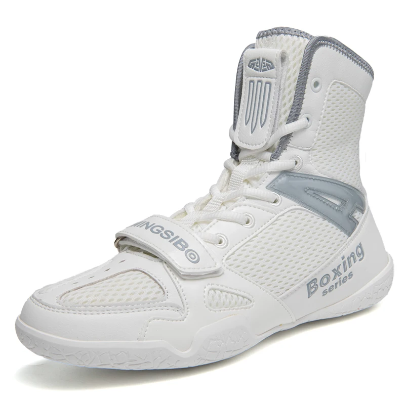 Boxing Shoes Breathable Mesh Sole Lightweight Training Sneakers for Kickboxing Wrestling Combat Sports weight-lift shoes