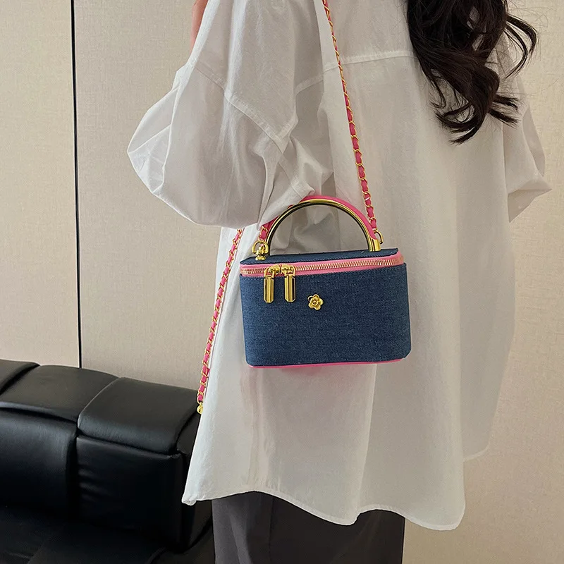 

Сумочка на цепочке, новая женская модная и модная сумка-коробка, модная сумка через плечо на одно плечо