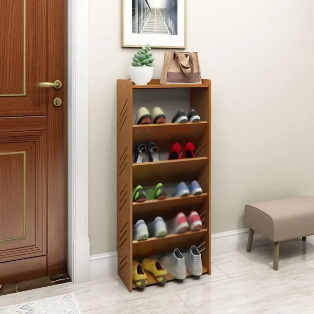 

Shoe Rack Shelf Organizer - 6-Tier Vertical Multifunctional Storage for Living Room, Bedroom & Corridor