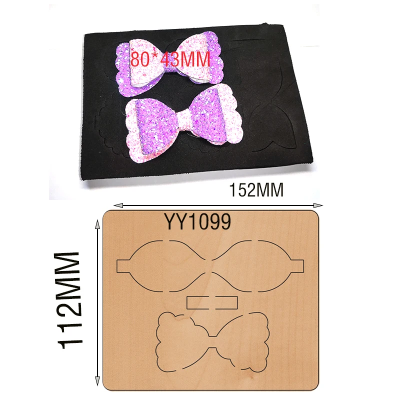 

Wooden die bow Wooden die YY1099 is compatible with most manual die cutting