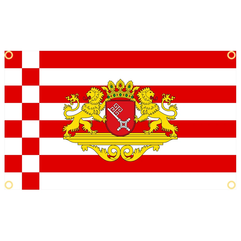 3x5 Ft Bremen Flag Vivid Color and Fade proof a State of Germany Flags Polyester with Brass Grommets