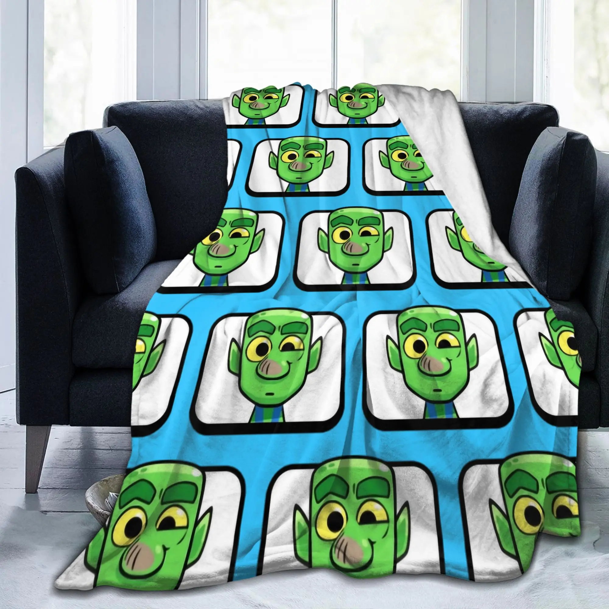 العين تويتش عفريت الصدامات رويالز بطانية الصوف الشتاء المحمولة سوبر لينة رمي البطانيات للسرير الأريكة لحاف #2