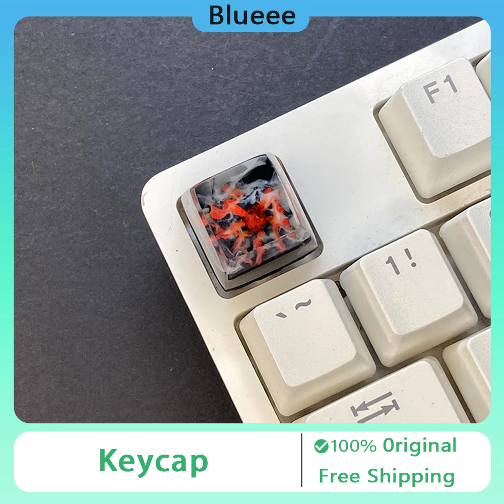 

Mount Fuji Snow Mountain Key Cap Custom Resin Keycap Personalized Artisan Keycap for Mechanical Keyboard Accessories DIY Desktop