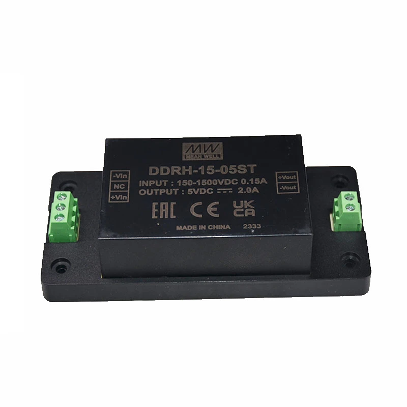 MEANWELL 스위칭 전원 공급 장치, 울트라 와이드 W 입력 DC-DC 컨버터, DDRH-15/30, 5V12V24V15V DR/P/ST