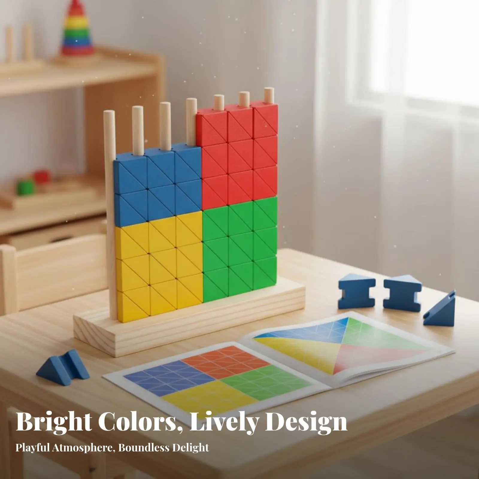 72 Pieces Rainbow P…