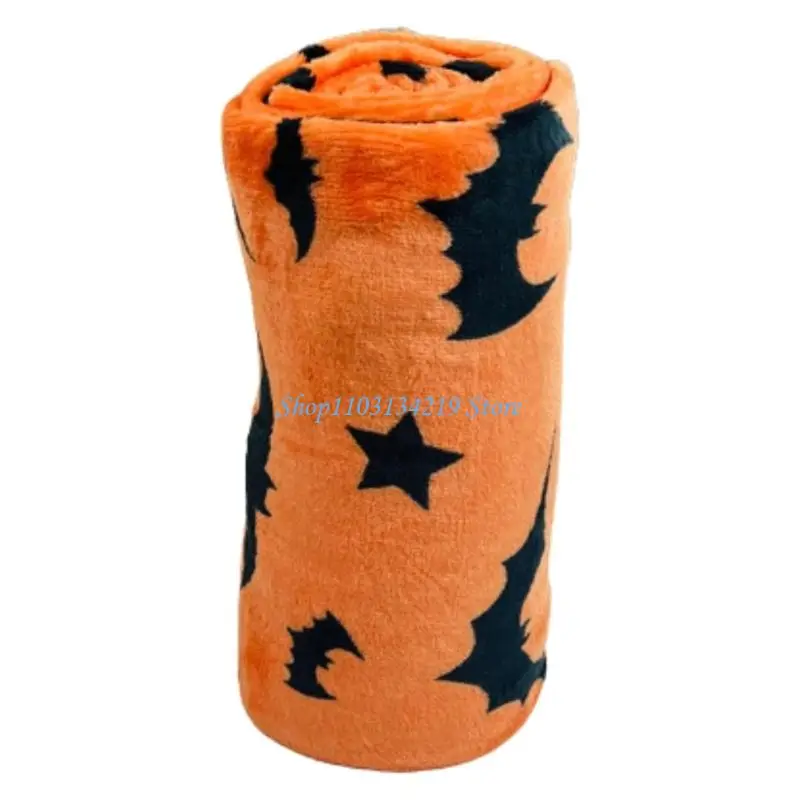 N5KC Holiday Polyester Blanket Sturdy Machine Washable Polyester Fabric