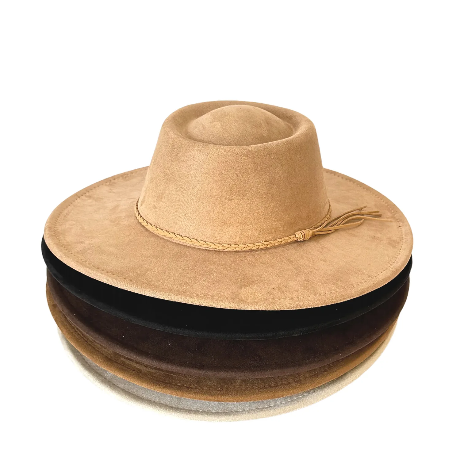 Vegan Suede Hat Wov…