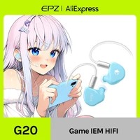 EPZ G20 auriculares con cable música HIFI IEM auriculares intrauditivos auriculares para juegos tipo C 1,8 MM/3,5 MM Cable de auriculares