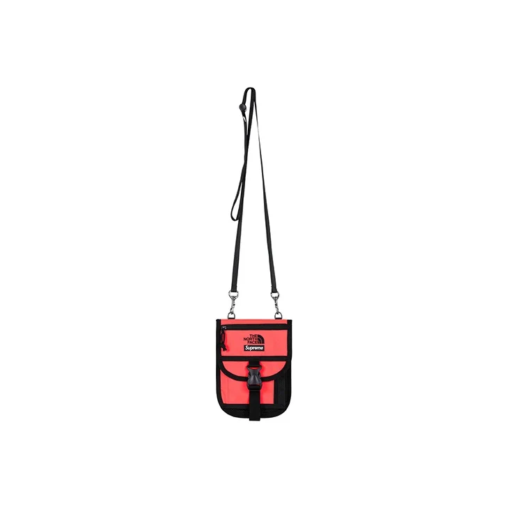 Supreme X The North Face Collaboration Nylon Crossbody Bags Regular Unisex Bright Red SUP-SS20-436